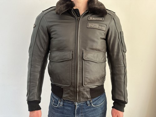 Blouson cuir bering - en,
